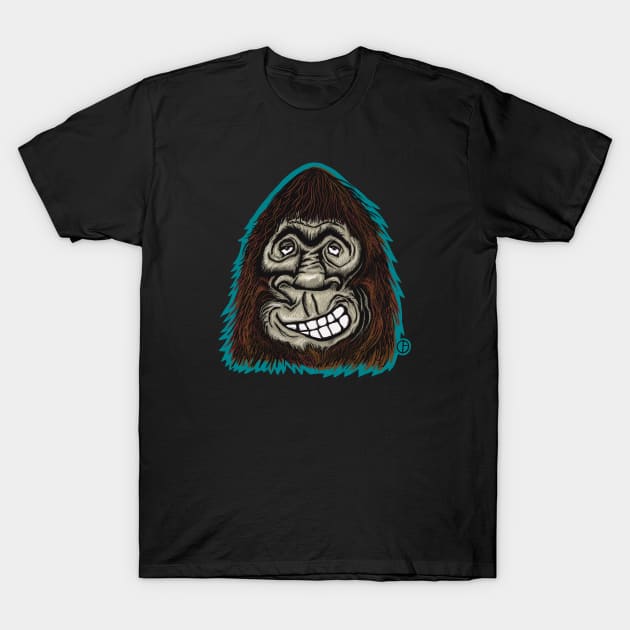 Sasquatch T-Shirt by Art from the Blue Room